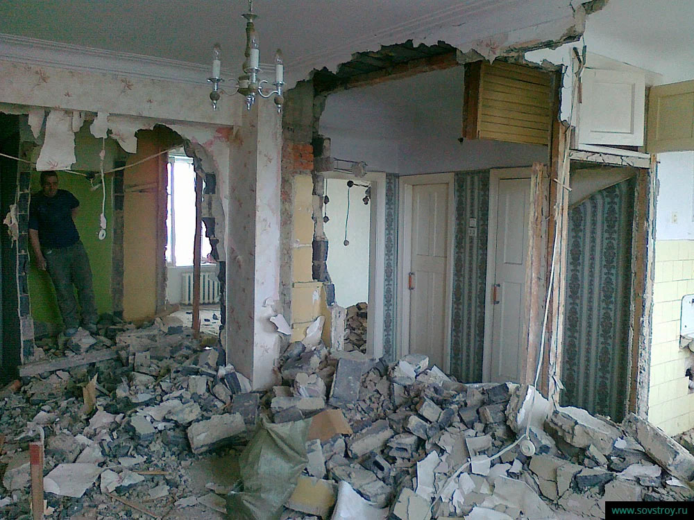 Фото Демонтаж в квартирах и домах
